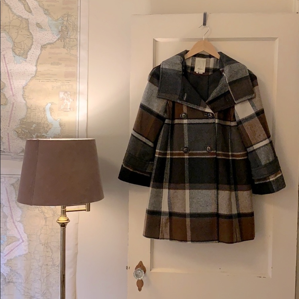 Anthropologie Swing/Pea Coat (M)